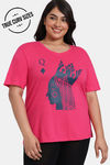Zivame Taash Knit Cotton Top - Sun Kissed Coral — thumbnail 1
